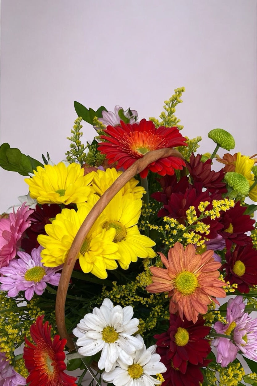 Cesta de Flores do Campo