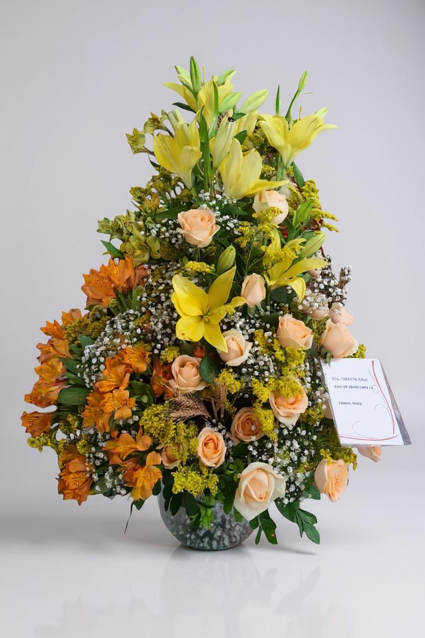 Arranjo Aurora Dourada