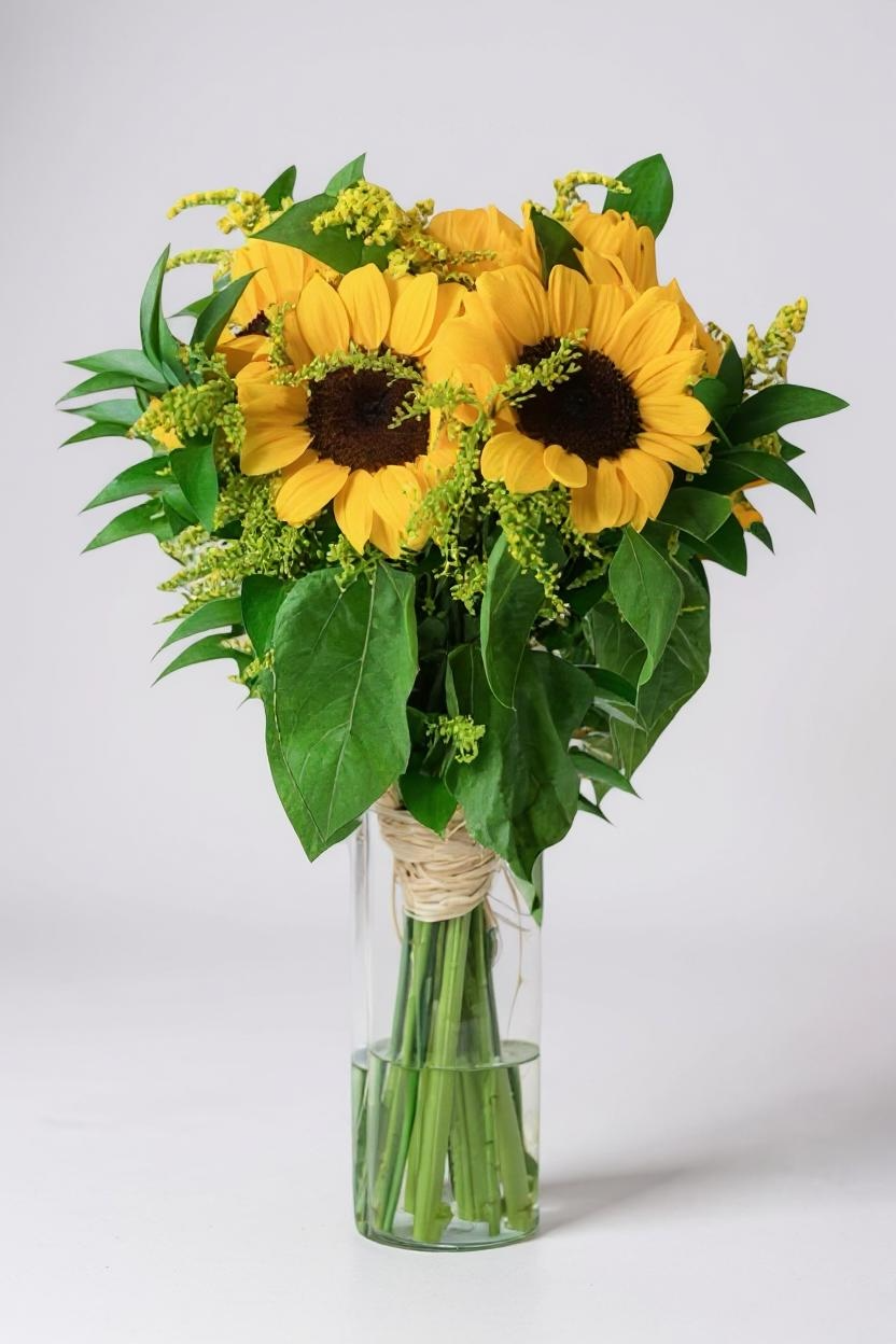 Girassóis em Vaso