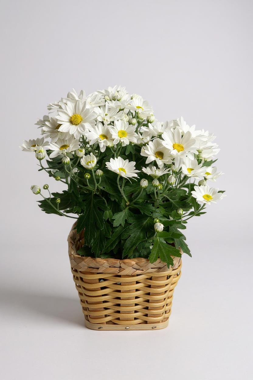 Cachepot de Mini Margaridas