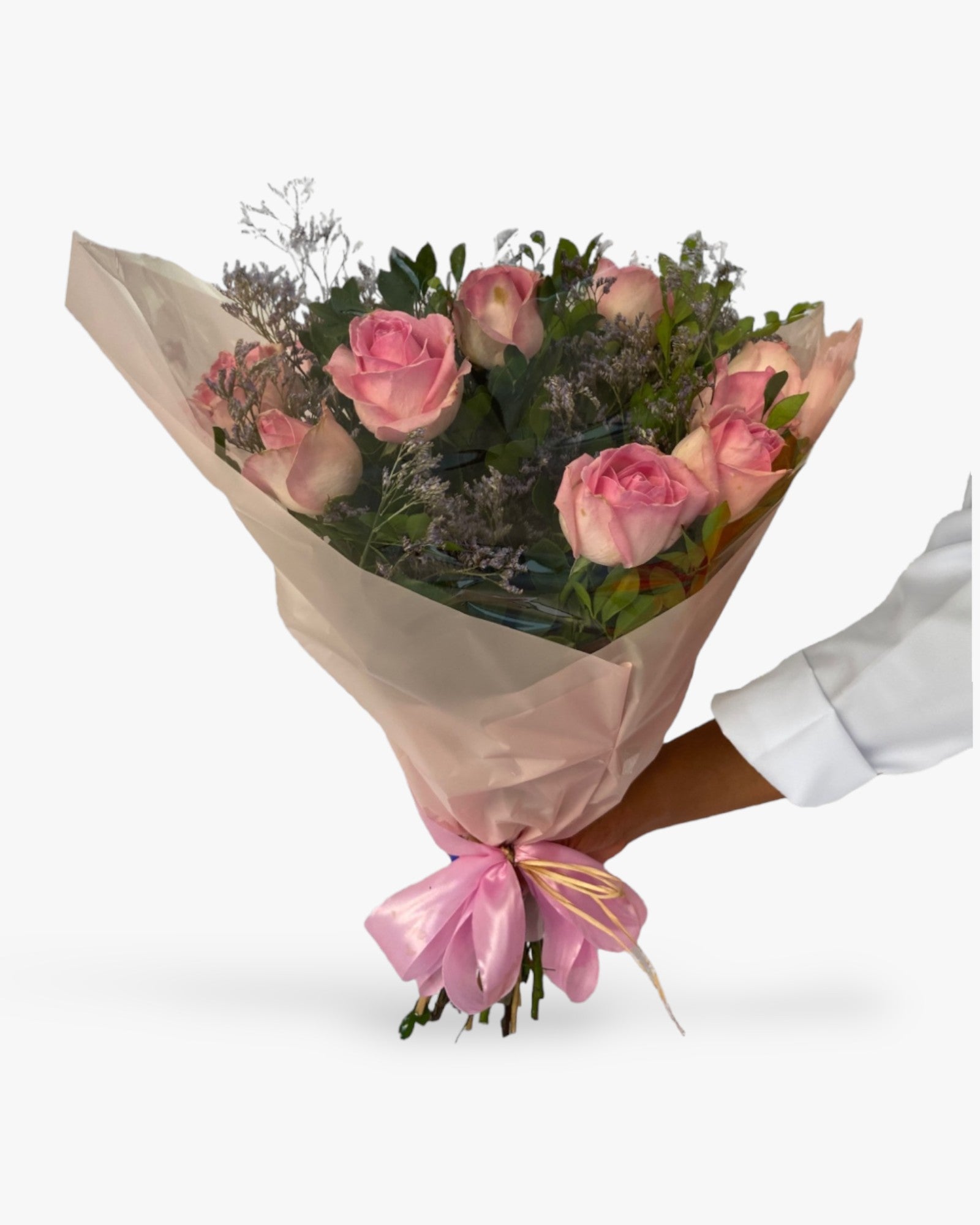 Bouquet Rosas Encanto Clássico - clubedasfloresdecoracoes